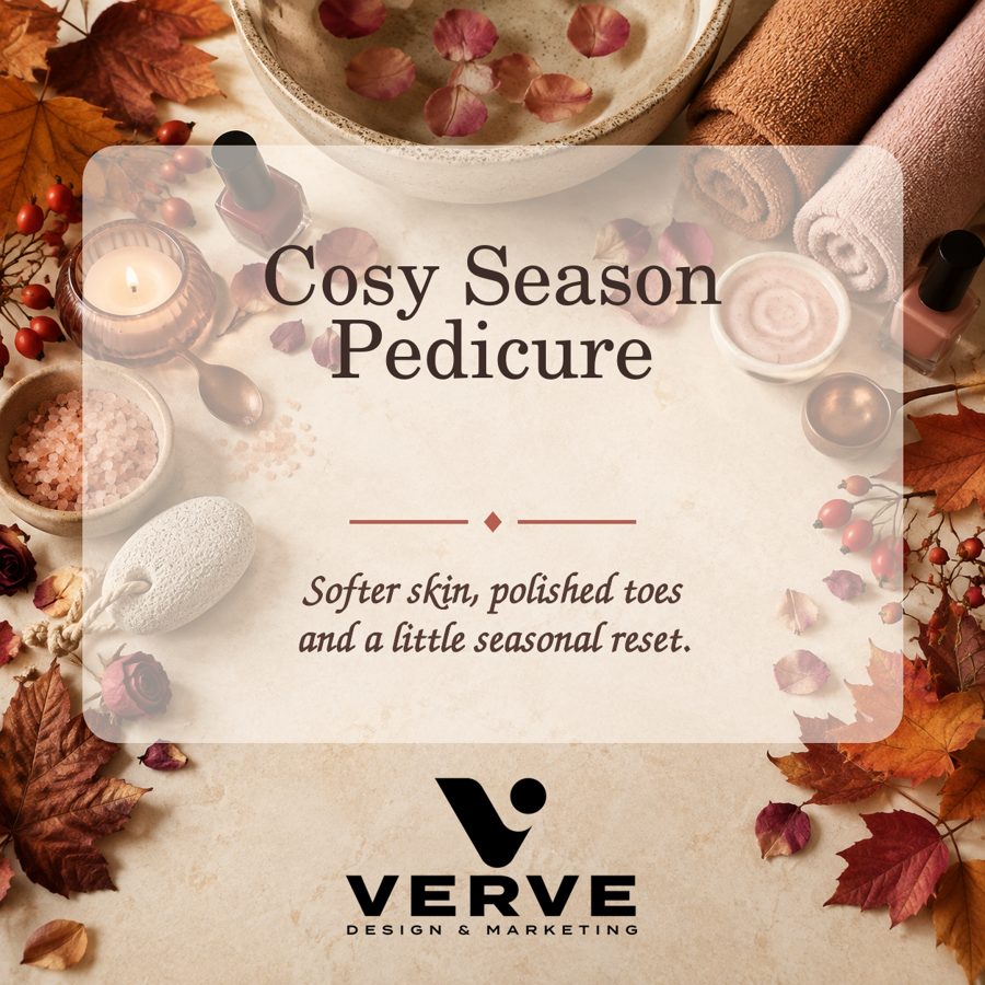 Autumn Treatments set preview 02: Cosy season pedicure