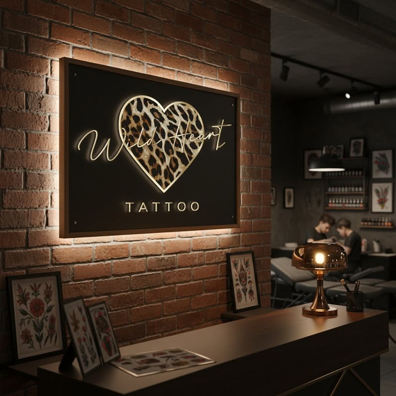 Wild Heart Tattoo — Logo presentation