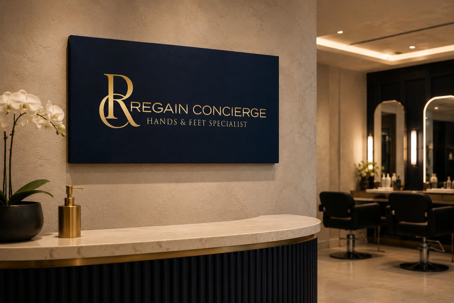 Regain Concierge — Logo presentation